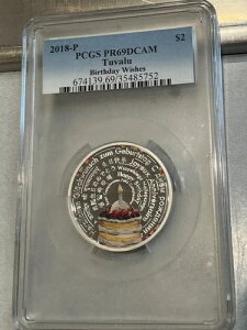 2018-P �c�o�� �n�b�s�[�o�[�X�f�[ �E�B�b�V�� 2�I���X �V���o�[ .999 PCGS PR69DCAM L@@K ��