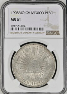 :1908MO GV 1y\ LVR fBAgLbv NGC MS61  R6 |bv ōO[h