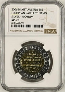 �I�[�X�g���A 2006�N ���B�q���q�@ 25���[�� ��+�j�I�u �o�C���^�� �R�C�� NGC MS70