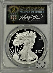 2018-S 1ドル銀貨アメリカンイーグル PCGS PR-70 DCAM 発行初日 クリーブランド