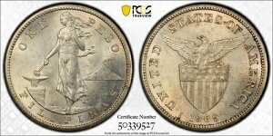 1909�N ��� �t�B���s�� ��� �y�\ PCGS ������ �ڍ�