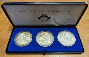 希少 1990年 ドイツ 銀記念メダル - 999/1000 シルバー - ヴィンテージ -