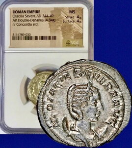 �I�^�V���A �Z�x�� �Ñネ�[�}��� 244-249 AD AR �_�u�� �f�i���E�X NGC MS