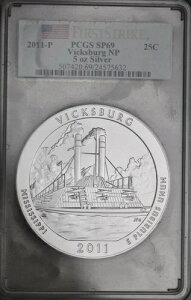 2011-P AJEUEr[eBt 5IX  XyV PCGS SP69 t@[XgXgCN