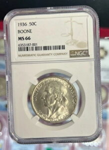 1936�N �u�[�� MS 66 50 c NGC