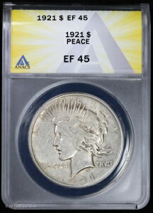 1921-P 1ha ANACS EF 45 | nC[t XF