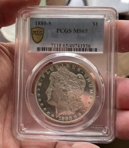 1880-S PCGS MS65 S[WXȃJI v[t̂悤Ȕ ̂郂KE_[