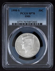 1998-S PCGS SP70 WEFEPlfB JFK Vo[ n[th 50Zg SP70 }bg SMS