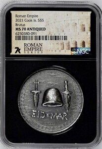 2021�N �N�b�N���� $5 NGC / 1�I���X �V���o�[ ���[�}�鍑�V���[�Y �u���[�^�X 500��