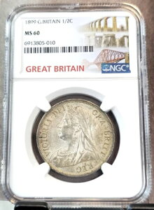 1899N CMX  1/2 NE BNgA x[Ԃ NGC MS 60 