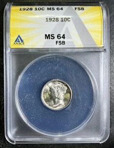 ANACS MS64 FSB 1928-P �}�[�L�����[�_�C�� CHOICE BU �u���X�g�z���C�g �F��V���o�[ AI