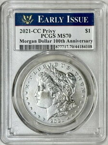 2021 CC [K Vo[h PCGS MS70 s 100NLO