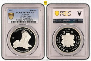 Ah 5 _Ci[X 2013 S[f C[O F15 vCx[g Vo[ v[t PCGS PR70DCAM gbv P...