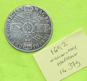 1692�N �V���o�[�n�[�t�N���E���R�C�� �E�B���A�������A���[���i1688-94�j�i14.37�O�����j ESC517
