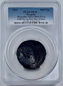 �����S���A���E�t�@���R�� 2023 S5000T �����S�� 5�I���X �V���o�[ �u���b�N �v���[�t PCGS PF 70 UHR 999