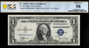 1935C $1 �V���o�[ B00500000E P.C.G.S #58