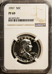 1957�N 50�Z���g��� �t�����N�����n�[�t�h�� PR 69 NGC # 4812870-001 + �{�[�i�X