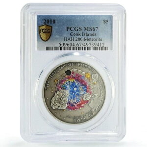 �N�b�N���� 5�h�� 覐� HAH 280 �X�y�[�X MS67 PCGS ��� 2010�N