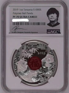 NGC PF70 �^���U�j�A 2019 �|���}�[�{�[�� �p���_ �V���o�[�R�C�� 1�I���X S1000S