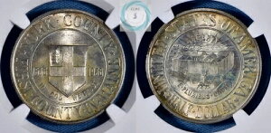 1936�N ���[�N����300���N�L�O 50�Z���g NGC MS 67 - ���F�̋��F