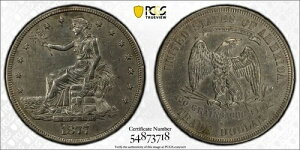 1877-S fՋ PCGS { - AU ڍׁiHς݁j