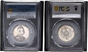 vCZ 2}N 1913 J.111 25NLO PCGS PR63 - PP 118414