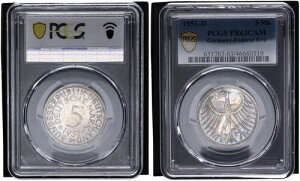 BRD 5}[N 1951 DRC J.387 PR63CAM v[t