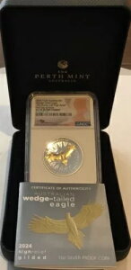 2024�N �I�[�X�g�����A �E�F�b�W�e�[���C�[�O�� 10th �����b�L NGC FDOI PF70 UC �������� 1�I���X �V���o�[