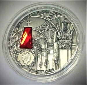 ニウエ 2014年 2ドル 冬宮殿 サンクトペテルブルク 2オンス 銀貨 666枚 発行枚数?V10