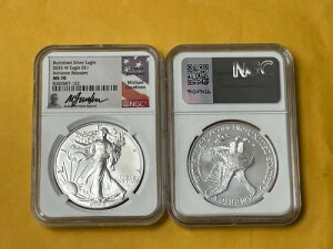 2025-W �o�[�j�b�V���h �V���o�[ �C�[�O�� �A�h�o���X�h�����[�X NGC MS-70 �K�E�f�B�I�\�T�C��