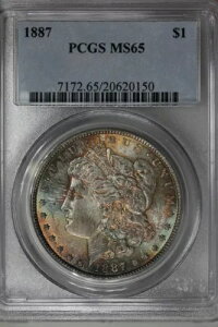 1887N $1 PCGS MS65AK݁A~XEoeBEwbhEhA$1