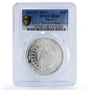 GWvg 10|h FAO EHf[ 70NLO MS68 PCGS  2015