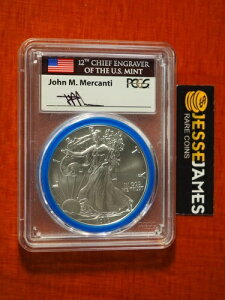 2012�N W �o�[�j�b�V���h �V���o�[ �C�[�O�� PCGS SP70 �W�����E�}�[�J���e�B �~���g �G���O���[�o�[ �V���[�Y ���x��