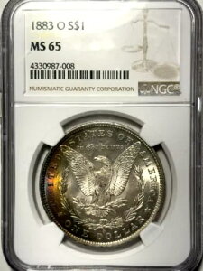 1883 O g[ K $ NGC MS 65????S[WXȎOg[??()