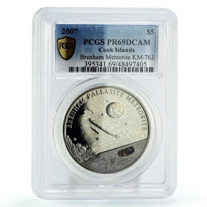 �N�b�N���� 5�h�� �u���i�� �p���T�C�g覐� �F�� PR69 PCGS ��� 2007�N