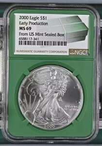 2000N Vo[C[O NGC MS69 Y čǔs J{bNX O[RA