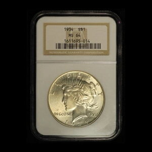1934�N 1�h�� ���a�h�� NGC MS64 - �č���������