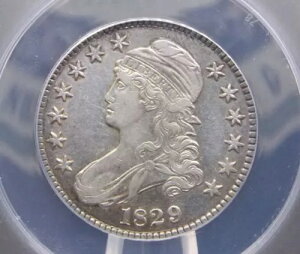 1829 Lbvh oXg n[t h 50 Zg ANACS AU53 ڍ #221 Unc ECC&C, Inc. ɂ