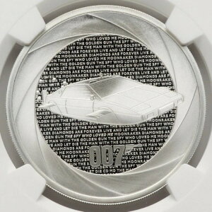 2023�N �W�F�[���Y�E�{���h 007 �����������X�p�C �C�M���X 70�N��f�� 1�I���X ��� NGC PF70