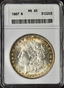 1887�N�� �����K����� �g�[�� - ANACS MS65 - ����5����z���_�[ - ?COINGIANTS?