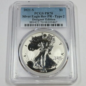 2021 S PCGS REV PR70 ���o�[�X�v���[�t - �^�C�v2 - 1�I���X �V���o�[ �A�����J���C�[�O�� #46905A