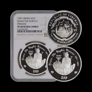 ���x���A�B1997�N�A10�h���A��� - NGC PF68 - �g�b�v�|�b�v?? �_�C�A�i�܁A�A���S��