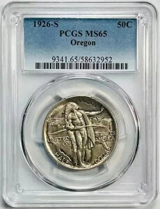 1926年 Sクラシック記念オレゴントレイルメモリアル PCGS MS-65