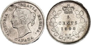 Ji_ 5Zg 1898N  AUNC/UNC rNgA t~g X^[ KM# 2