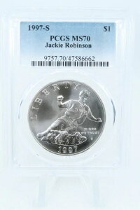 1997-S PCGS MS70 �W���b�L�[�E���r���\�� �V���o�[ ���_���L�O�h��