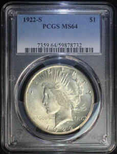 1922N Ss[X PCGS MS64 \ʂɗǍD tǍDȃRC