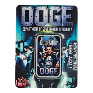 2025 D.O.G.E ���{������ DOGE .999 �V���o�[ *470������* COA �C�[�����E�}�X�N
