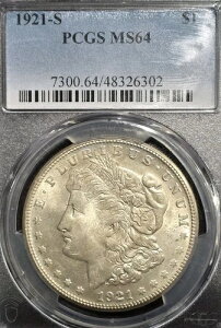 1921N S KE_[ MS 64 PCGS Vo[ 1h ʃRC