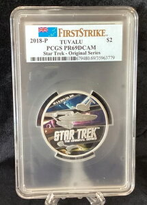 2018N X^[gbN TOS D 2IX Vo[ PCGS PR69DCAM COA 361/850 ʐM@t