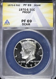 1970-S 50Zg v[t PlfB Vo[ n[th ANACS PF 69 DCAM | PR